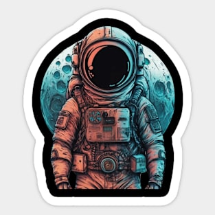 alone astronaut Sticker